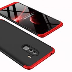 Puzdro 360 Protection červeno-čierne – Xiaomi Pocophone F1