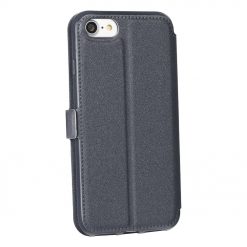 Kryty na mobil | Knižkové puzdro Book Pocket sivé – iPhone 6 / 6S | Kryty na mobil