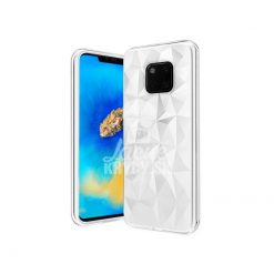 Kryty na mobil | Silikónový kryt Prism biely – Huawei Mate 20 Pro | Kryty na mobil