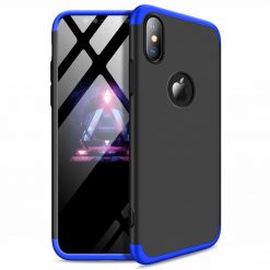 Kryty na mobil | Puzdro 360 Protection modro-čierne – iPhone Xs Max | Kryty na mobil