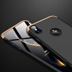 Puzdro 360 Protection čierno-zlaté – iPhone Xs Max | Kryty na mobil Kryty na mobil | Puzdro 360 Protection čierno-zlaté – iPhone Xs Max | Kryty na mobil