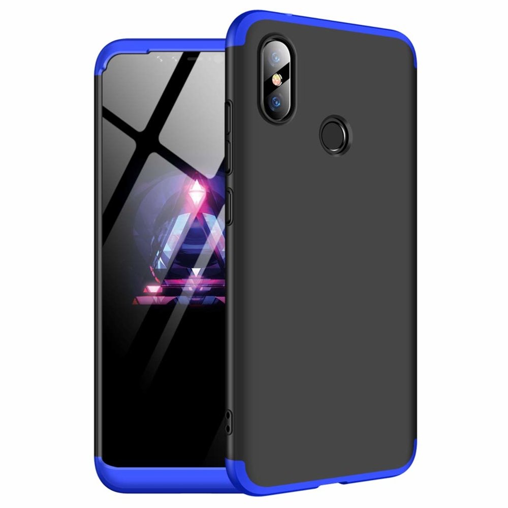 Puzdro 360 Protection čierno-modré – Xiaomi Redmi Note 6 Pro | Kryty na mobil Kryty na mobil | Puzdro 360 Protection čierno-modré – Xiaomi Redmi Note 6 Pro | Kryty na mobil