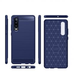 Kryty na mobil | Zadný kryt Forcell Carbon modrý – Huawei P30 | Kryty na mobil