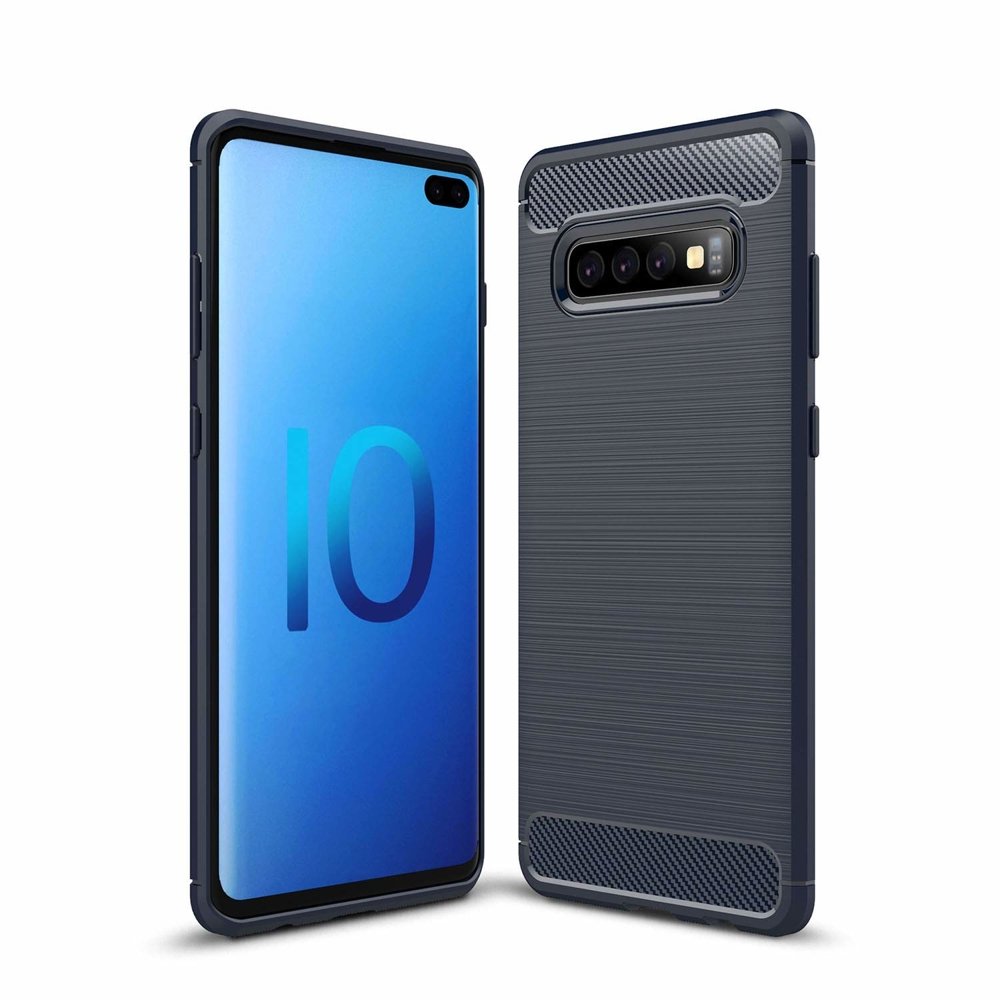 Zadný kryt Carbon modrý – Samsung Galaxy S10 Plus (S10+) | Kryty na mobil Kryty na mobil | Zadný kryt Carbon modrý – Samsung Galaxy S10 Plus (S10+) | Kryty na mobil