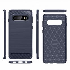 Zadný kryt Carbon modrý – Samsung Galaxy S10 Plus (S10+) | Kryty na mobil Kryty na mobil | Zadný kryt Carbon modrý – Samsung Galaxy S10 Plus (S10+) | Kryty na mobil