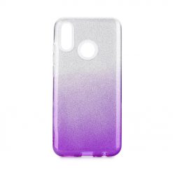 Ligotavý Kryt Forcell Shining transparentno-fialový – Huawei P Smart 2019
