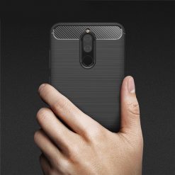 Kryty na mobil | Zadný kryt Carbon čierny – Huawei Mate 10 Lite | Kryty na mobil