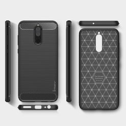 Kryty na mobil | Zadný kryt iPaky Slim Carbon čierny – Huawei Mate 10 Lite | Kryty na mobil