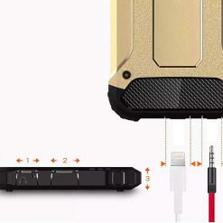 Kryty na mobil | Odolný kryt Hybrid Armor zlatý – Huawei Mate 10 Lite | Kryty na mobil