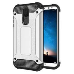 Kryty na mobil | Odolný kryt Hybrid Armor strieborný – Huawei Mate 10 Lite | Kryty na mobil