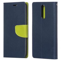 Kryty na mobil | Peňaženkové puzdro Fancy Book modro-limetkové – Huawei Mate 10 Lite | Kryty na mobil