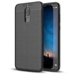 Kryty na mobil | Zadný kryt litchi pattern čierny – Huawei Mate 10 Lite | Kryty na mobil