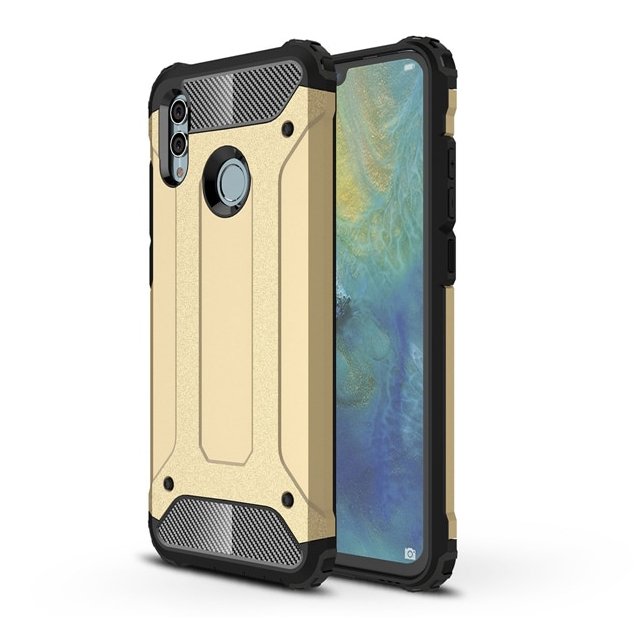Odolný kryt Hybrid Armor zlatý – Huawei P Smart 2019 / Honor 10 Lite | Kryty na mobil Kryty na mobil | Odolný kryt Hybrid Armor zlatý – Huawei P Smart 2019 / Honor 10 Lite | Kryty na mobil