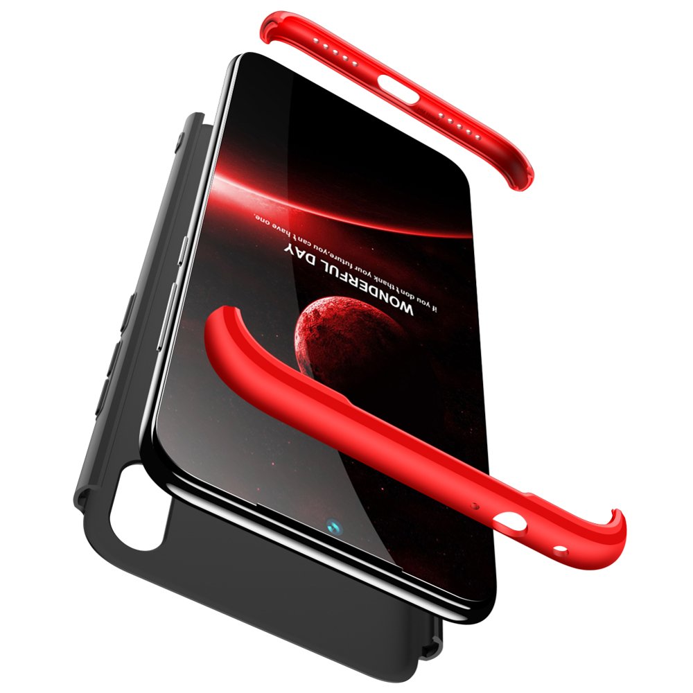 Puzdro 360 Protection čierno-červené – Xiaomi Redmi Note 7 | Kryty na mobil Kryty na mobil | Puzdro 360 Protection čierno-červené – Xiaomi Redmi Note 7 | Kryty na mobil
