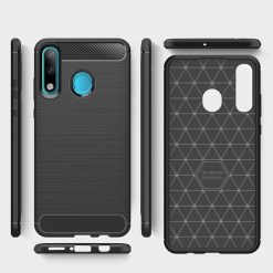 Kryty na mobil | Zadný kryt Carbon modrý – Huawei P30 Lite | Kryty na mobil