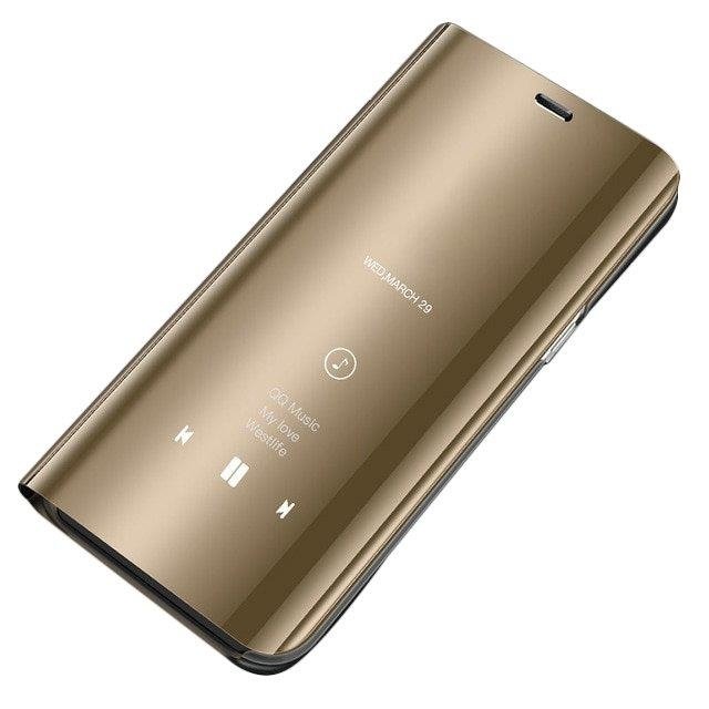 Priehľadný kryt Clear View Case zlatý – Huawei P30 Lite | Kryty na mobil Kryty na mobil | Priehľadný kryt Clear View Case zlatý – Huawei P30 Lite | Kryty na mobil
