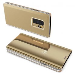 Priehľadný kryt Clear View Case zlatý – Huawei P30 Lite | Kryty na mobil Kryty na mobil | Priehľadný kryt Clear View Case zlatý – Huawei P30 Lite | Kryty na mobil