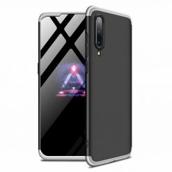 Kryty na mobil | Puzdro 360 Protection čierno-strieborné – Xiaomi Mi 9 | Kryty na mobil