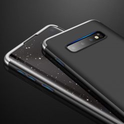 Puzdro 360 Protection čierno-strieborné – Samsung Galaxy S10
