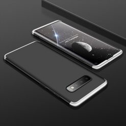 Puzdro 360 Protection čierno-strieborné – Samsung Galaxy S10