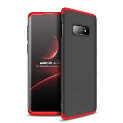 Kryty na mobil | Puzdro 360 Protection červeno-čierne – Samsung Galaxy S10e | Kryty na mobil