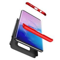 Kryty na mobil | Puzdro 360 Protection červeno-čierne – Samsung Galaxy S10e | Kryty na mobil