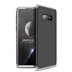Kryty na mobil | Puzdro 360 Protection čierno-strieborný – Samsung Galaxy S10e | Kryty na mobil
