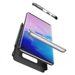 Kryty na mobil | Puzdro 360 Protection čierno-strieborný – Samsung Galaxy S10e | Kryty na mobil
