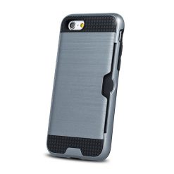 Kryty na mobil | Odolné puzdro Defender Card strieborné – Apple iPhone 7 / iPhone 8 / iPhone SE 2020 / iPhone SE 2022 | Kryty na mobil