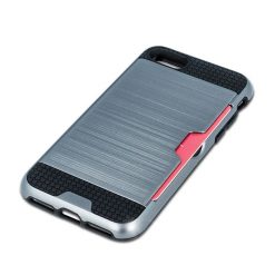 Kryty na mobil | Odolné puzdro Defender Card strieborné – Apple iPhone 7 / iPhone 8 / iPhone SE 2020 / iPhone SE 2022 | Kryty na mobil