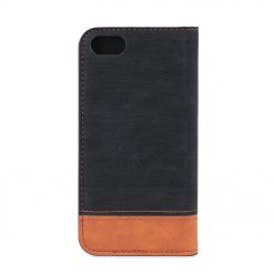 Peňaženkové puzdro Retro case čierne – iPhone 7 / 8