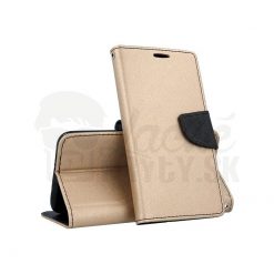 Kryty na mobil | Peňaženkové puzdro Fancy Book zlato-čierne – Huawei P30 Lite | Kryty na mobil