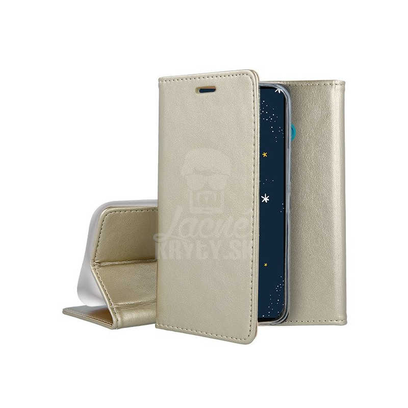 Knižkové puzdro Magnet Book zlaté – Huawei P30 Lite | Kryty na mobil Kryty na mobil | Knižkové puzdro Magnet Book zlaté – Huawei P30 Lite | Kryty na mobil