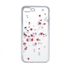 Kryty na mobil | Zadný kryt Flower case strieborný – Apple iPhone 7 / iPhone 8 / iPhone SE 2020 / iPhone SE 2022 | Kryty na mobil