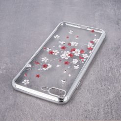 Zadný kryt Flower case strieborný – Huawei P30 Lite