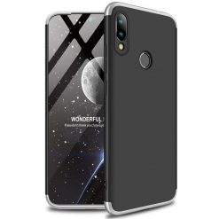Kryty na mobil | Puzdro 360 Protection čierno-strieborné – Xiaomi Redmi Note 7 | Kryty na mobil