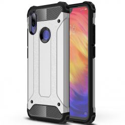 Kryty na mobil | Odolný kryt Hybrid Armor strieborný – Xiaomi Redmi Note 7 | Kryty na mobil
