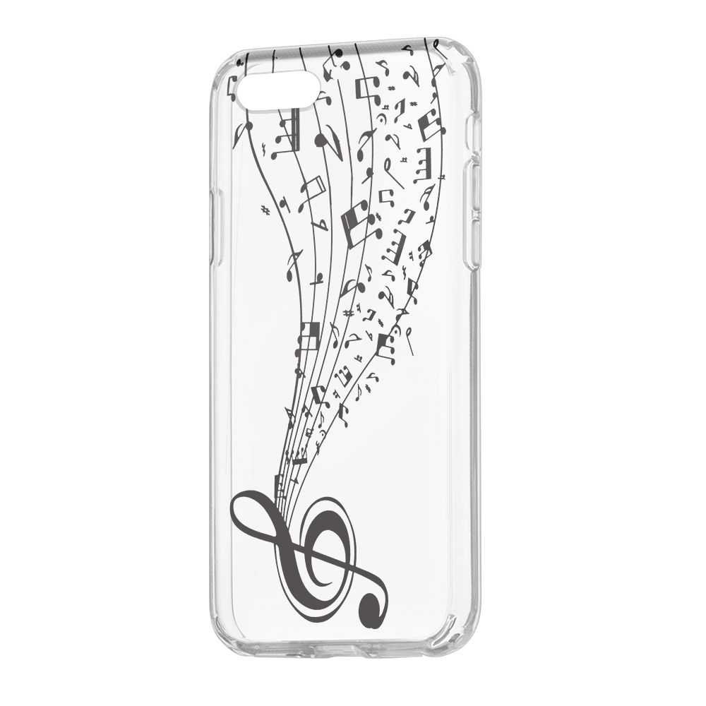 Zadný kryt Trendy s potlačou Noty transparentný – iPhone 6 / 6S | Kryty na mobil Kryty na mobil | Zadný kryt Trendy s potlačou Noty transparentný – iPhone 6 / 6S | Kryty na mobil