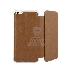 Kryty na mobil | Knižkové puzdro Prime case hnedé – iPhone 6 / 6S | Kryty na mobil