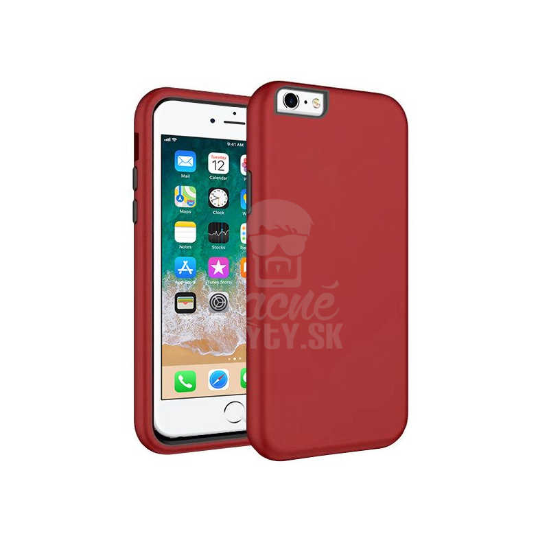 Odolný kryt Defender case červený – iPhone 6 / 6S | Kryty na mobil Kryty na mobil | Odolný kryt Defender case červený – iPhone 6 / 6S | Kryty na mobil