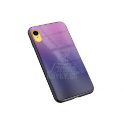 Kryty na mobil | Sklenený kryt Aurora glass ružovo-čierny – iPhone Xr | Kryty na mobil