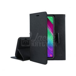 Peňaženkové puzdro Fancy Book čierne – Samsung Galaxy A40
