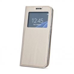 Kryty na mobil | Knižkové puzdro Smart Look zlaté – Samsung Galaxy A70 | Kryty na mobil