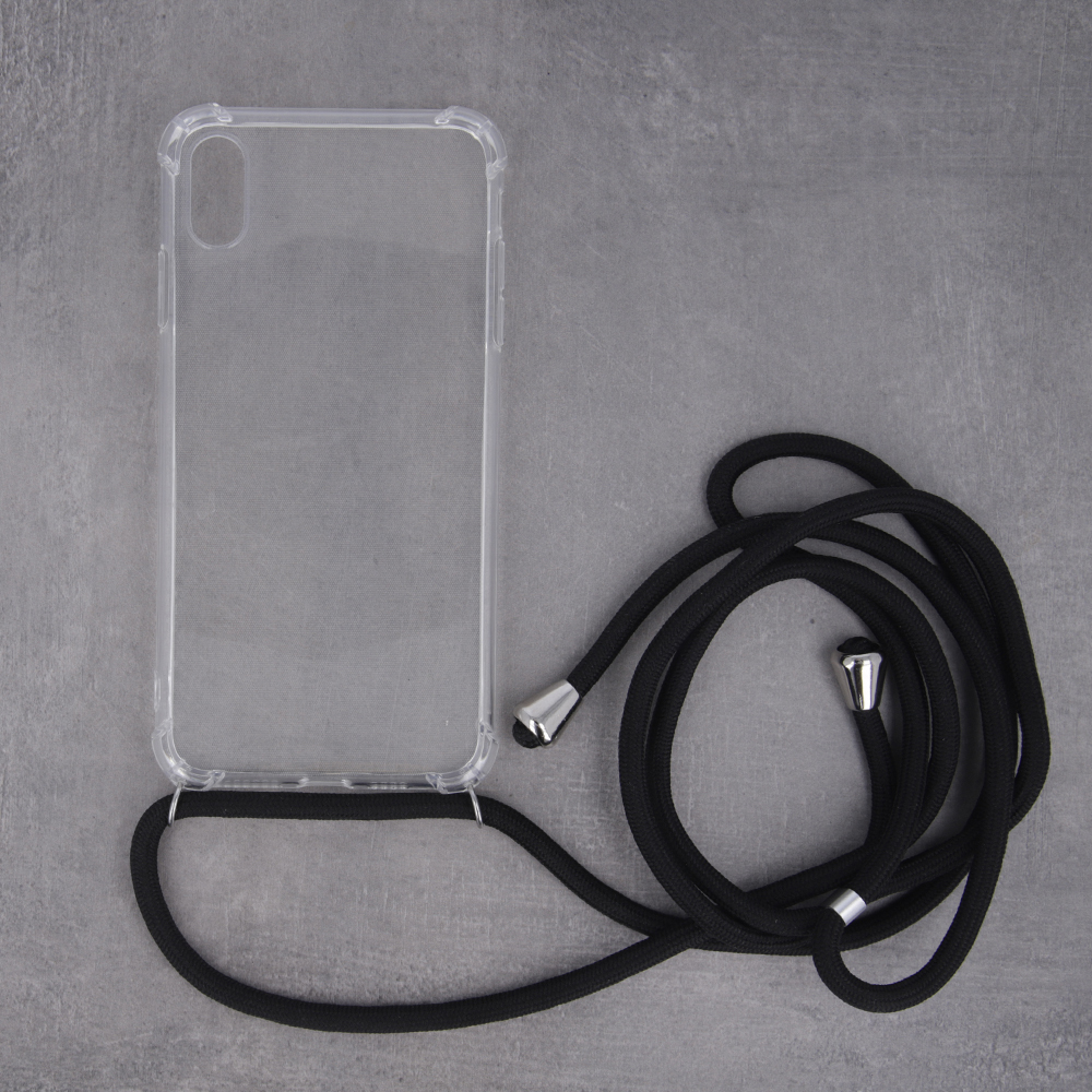 Zadný transparentný kryt s čiernou šnúrkou Neck Strap – Samsung Galaxy A70 | Kryty na mobil Kryty na mobil | Zadný transparentný kryt s čiernou šnúrkou Neck Strap – Samsung Galaxy A70 | Kryty na mobil