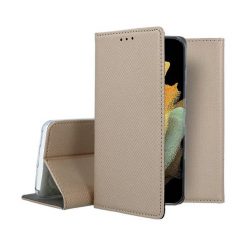 Kryty na mobil | Knižkové puzdro Smart Case Book zlaté – Samsung Galaxy A70 | Kryty na mobil