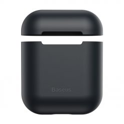 Kryty na mobil | Puzdro Baseus Silica Gel Protector čierne – Apple AirPods | Kryty na mobil