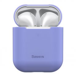 Kryty na mobil | Puzdro Baseus Silica Gel Protector fialové – Apple AirPods | Kryty na mobil