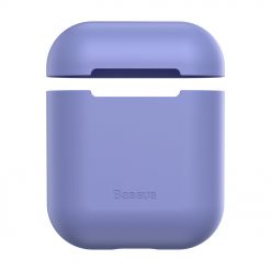 Kryty na mobil | Puzdro Baseus Silica Gel Protector fialové – Apple AirPods | Kryty na mobil