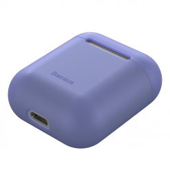 Kryty na mobil | Puzdro Baseus Silica Gel Protector fialové – Apple AirPods | Kryty na mobil