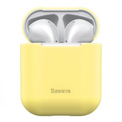 Kryty na mobil | Puzdro Baseus Silica Gel Protector žlté – Apple AirPods | Kryty na mobil